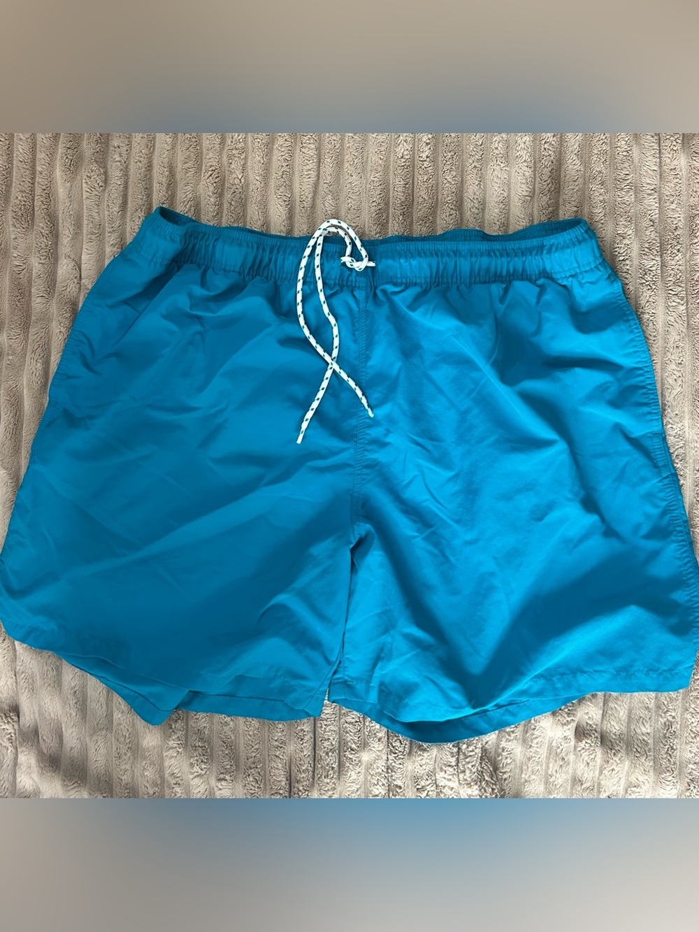 Goodfellow & Co Blue Swim Trunks with White Drawstring Men’s Size XXL